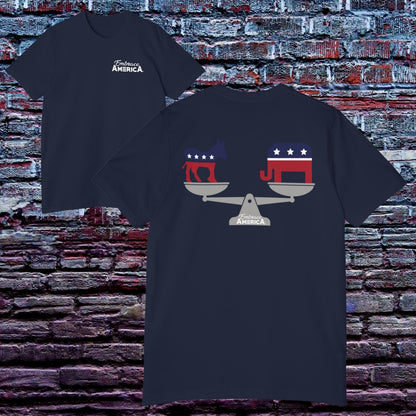 US Election Democrat Republican Both Americans Shirt - Made in America