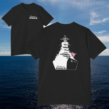 US Navy Battleship Shirt - Made USA