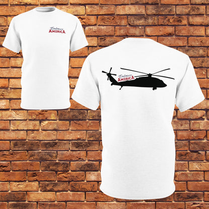 US Military Blackhawk Helicopter Shirt - Made in USA