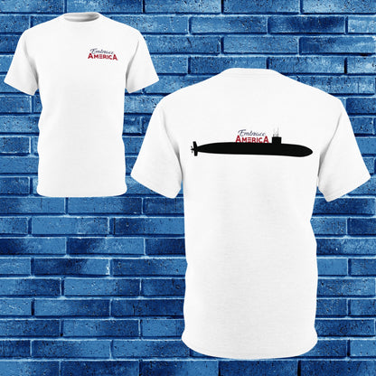 US Navy Submarine Shirt - Blue Made USA