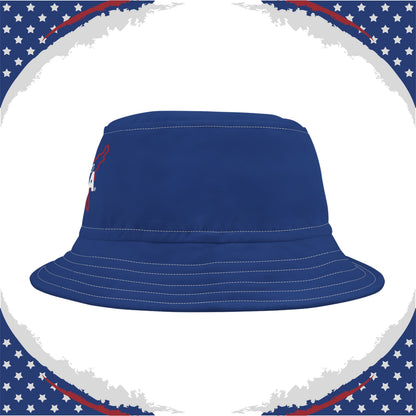 Patriotic Navy Blue Bucket Hat - Made in USA